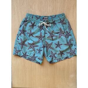 Men’s Trunks Surf & Swim Co. Starfish Pattern Swim Shorts M